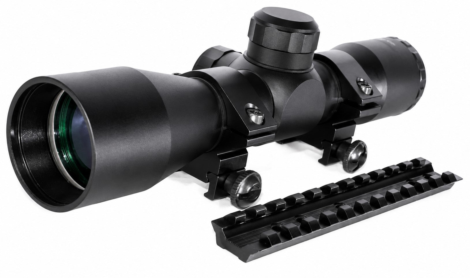 TRINITY Tactical 4x32 Mil-Dot Scope with Base Mount Adapter Compatible with Marlin 336 Lever Action Rifle – Picatinny Rail Optics Combo