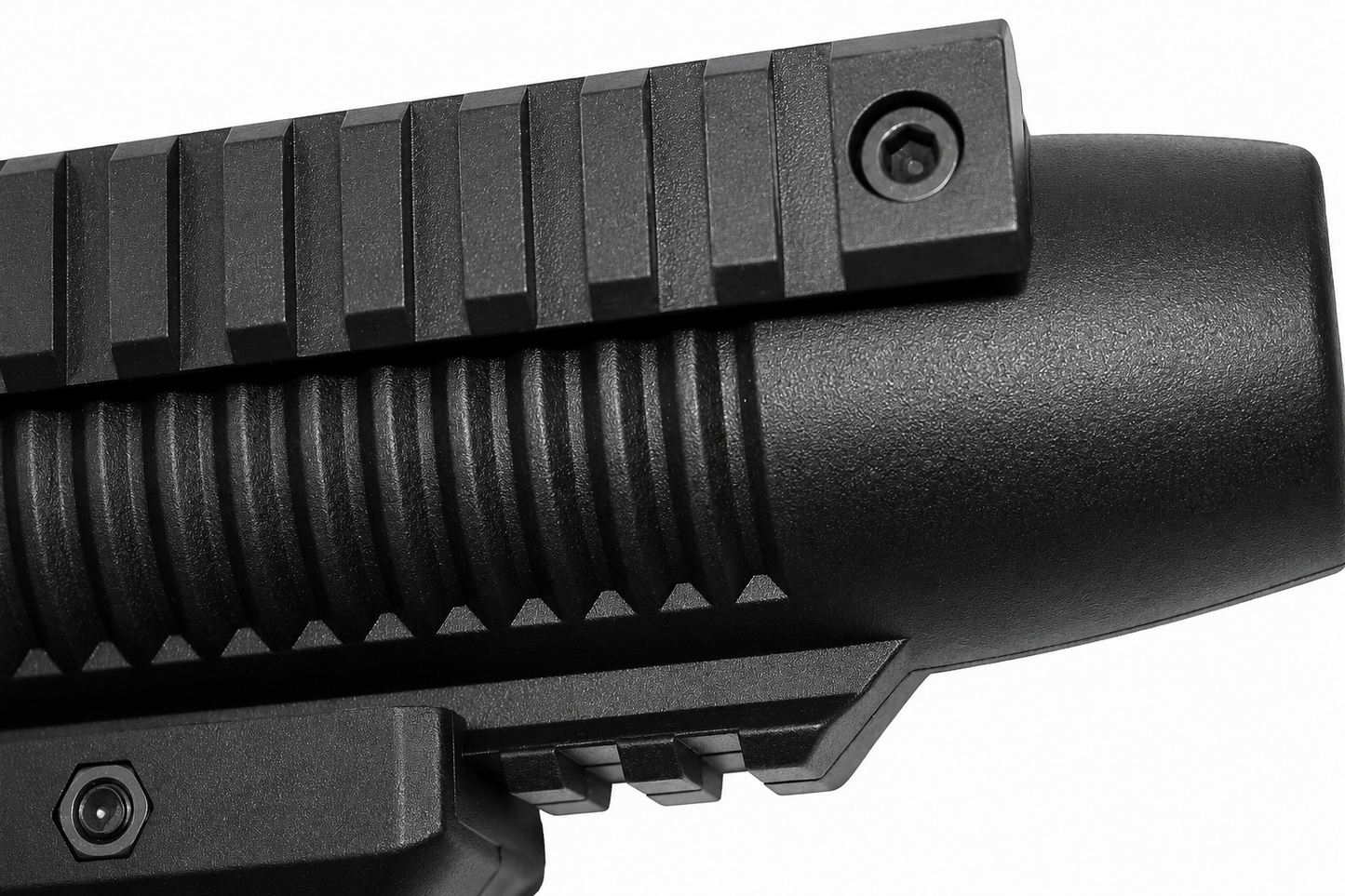 Railed Forend Pump & Tactical Grip Compatible with Mossberg 500A 12 Gauge – Black