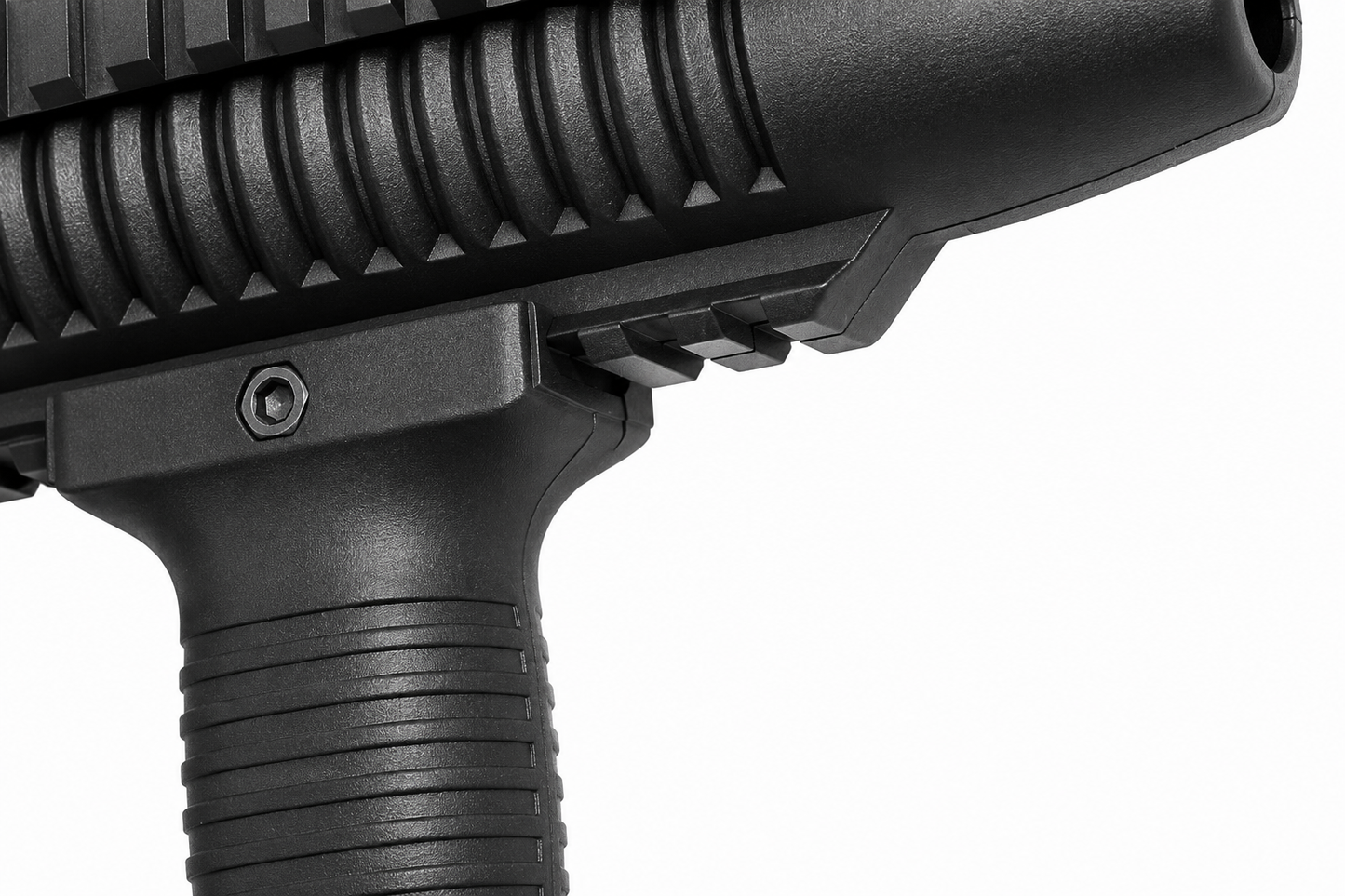 Railed Forend Pump & Tactical Grip Compatible with Mossberg 500A 12 Gauge – Black