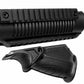Shotgun Handguard with Angled Foregrip Compatible with Mossberg 590 12 Gauge – Picatinny Rail Forend with Action Bars for Mossberg 500 & Maverick 88