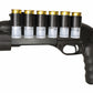 Aluminum 6-Round Shotgun Shell Carrier Compatible with Dickinson Arms Ermox 12 Gauge – Picatinny Side Saddle Shell Holder