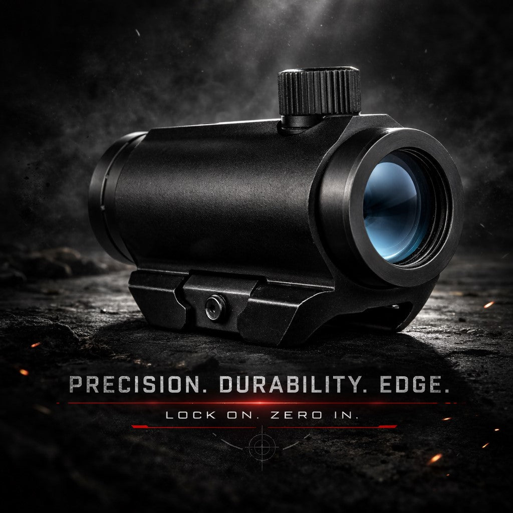 4 MOA Red Green Dot Reflex Sight Low Profile Micro Scope Compatible With Picatinny Rails – Dual Illuminated Tactical Optic