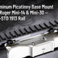 Aluminum Picatinny Base Mount for Ruger Mini-14 & Mini-30 – MIL-STD 1913 Rail