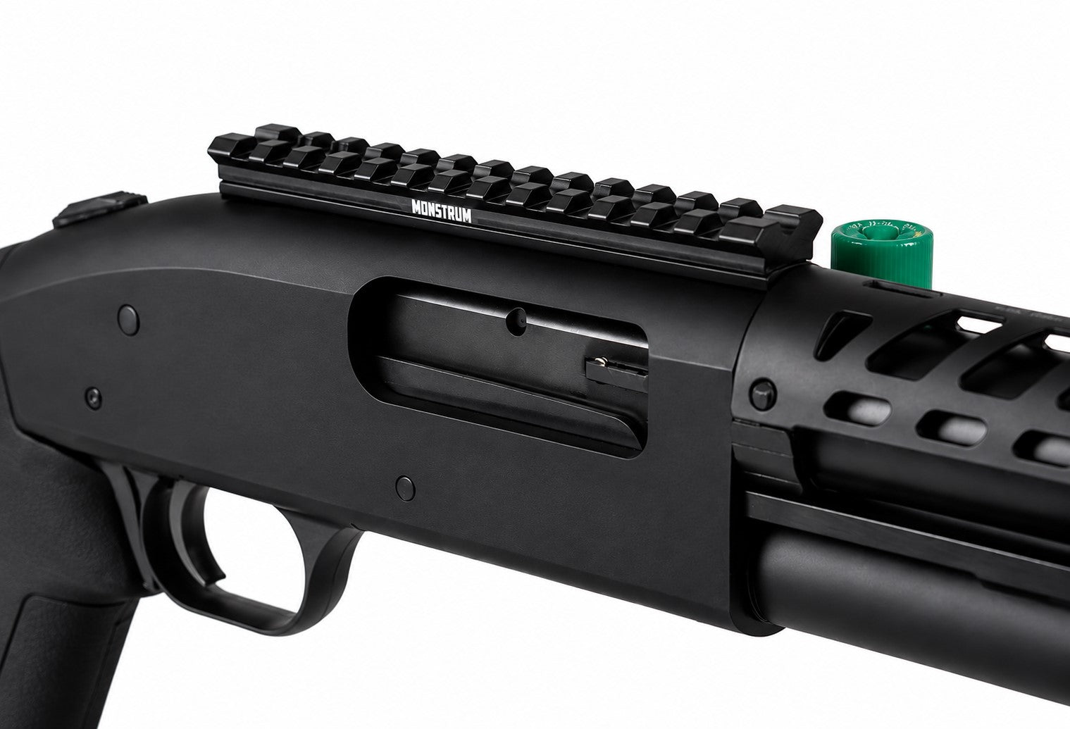 Mossberg 500/590 Side Saddle Shell Holder with Picatinny Rail Mount – 6 Round 12 Gauge Carrier