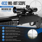 TRINITY 4x32 Mil-Dot Scope Compatible with Mossberg 590 12 Gauge Pump Shotgun Picatinny Rail Base Mount Tactical Hunting Optic