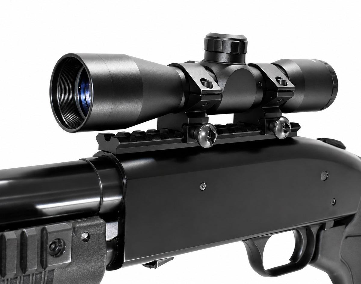 TRINITY Low Profile Optics Mount for Mossberg 590 Shockwave 12 Ga Aluminum Black
