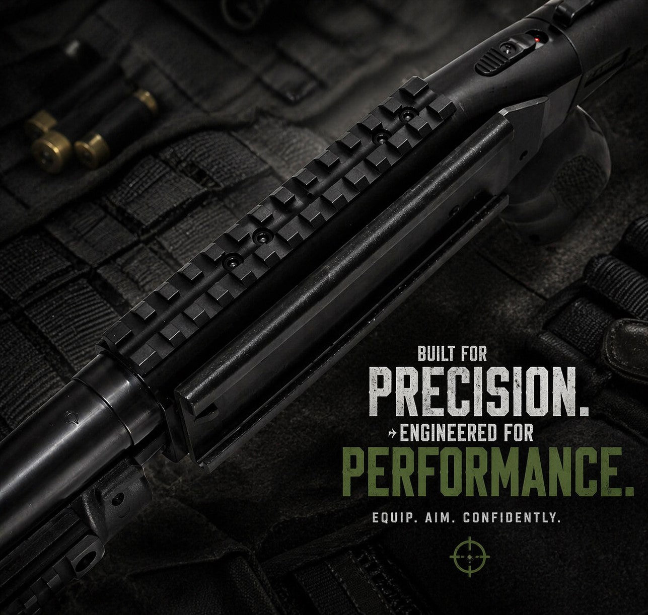 TRINITY Picatinny Rail Scope Base Mount for Mossberg 505 500 590 835 930 935 Shotgun Aluminum Low Profile