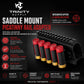 TRINITY Saddle Mount Picatinny Rail Adapter with Shell Holder for Mossberg 500-590 And Maverick 88 12 Gauge