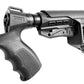 Mossberg 500 12 gauge shotgun collapsible stock Cali style. - TRINITY SUPPLY INC