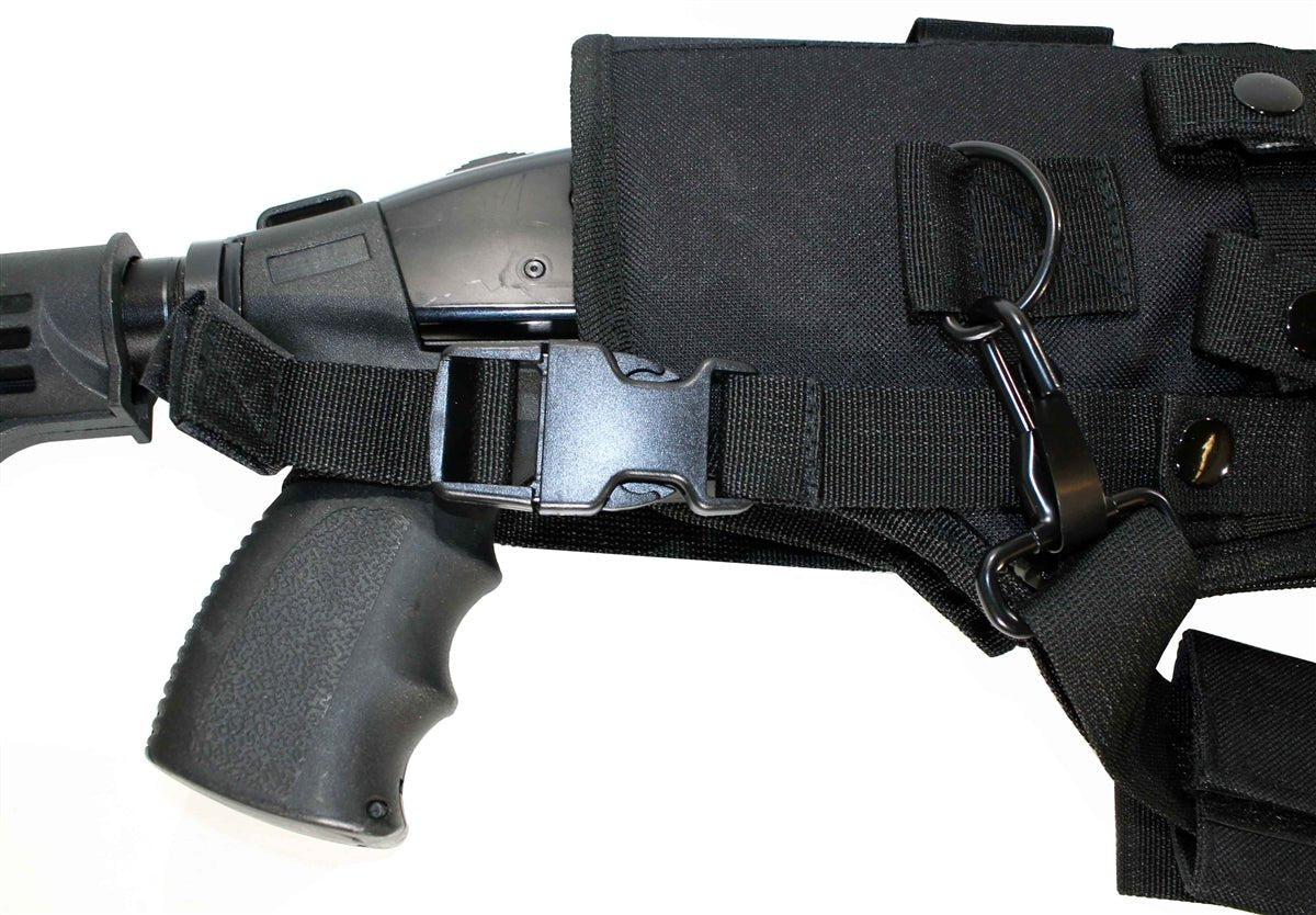 Mossberg 500 cruiser 12 gauge pump Tactical Scabbard black hunting tactical Molle soft padded case Atv horse motorcycle holder adapter 25 inches. - TRINITY SUPPLY INC