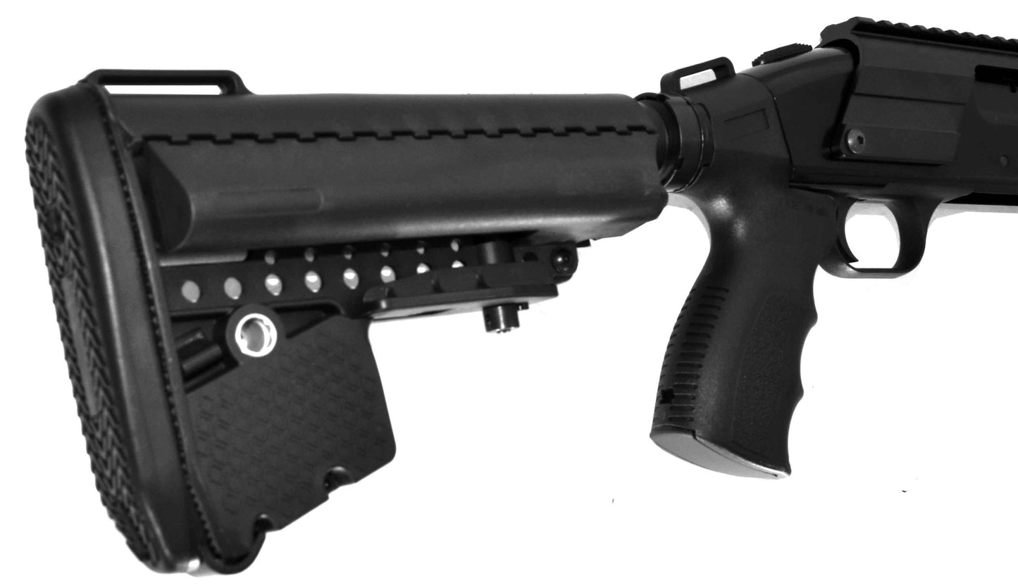 Mossberg 500A 12 gauge shotgun collapsible stock - TRINITY SUPPLY INC