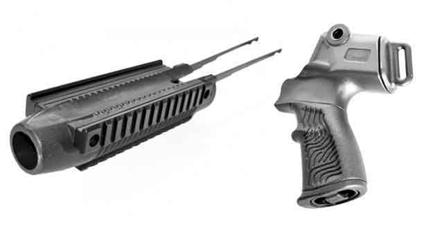 Mossberg 590 12 Gauge Pump Action Handguard and rear grip combo.