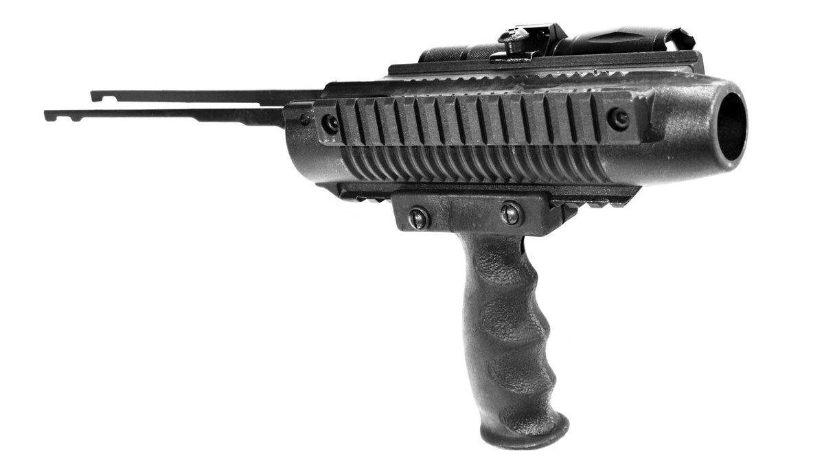Mossberg 590 12 Gauge Pump Action Handguard With 1000 Lumen LED flashlight combo. - TRINITY SUPPLY INC