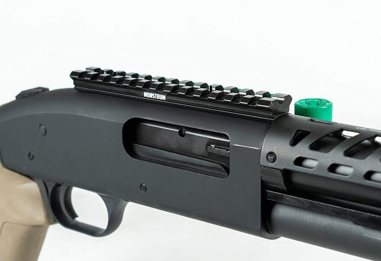 Mossberg 590 picatinny base mount and shell holder combo 12 gauge.