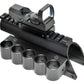 Mossberg 590 shockwave 12 gauge pump saddle, shell holder and reflex sight combo. - TRINITY SUPPLY INC