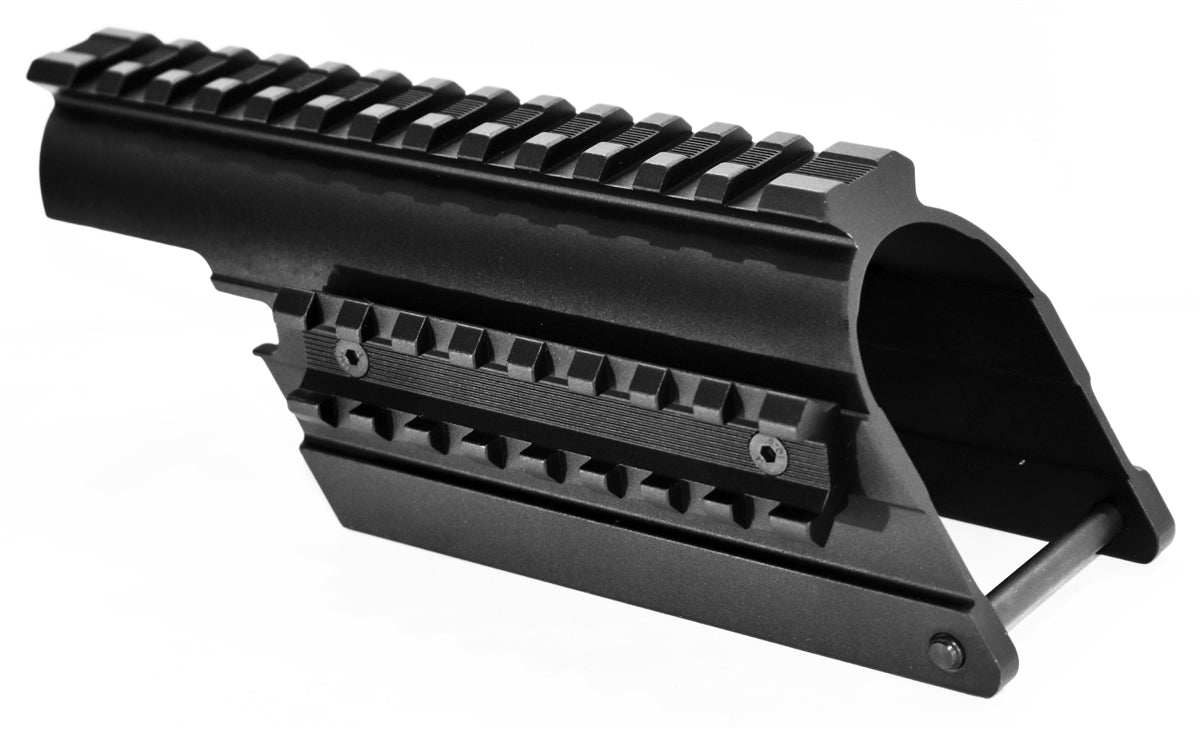 Mossberg 590 shockwave 12 gauge pump saddle, shell holder and reflex sight combo. - TRINITY SUPPLY INC