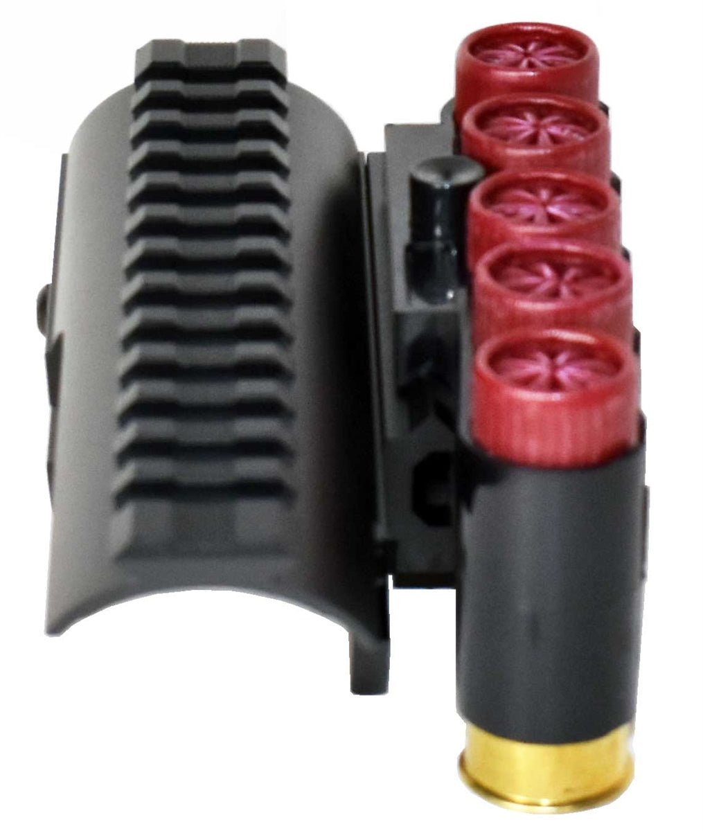 Mossberg 590 shockwave saddle mount and shell holder 12-gauge combo. - TRINITY SUPPLY INC