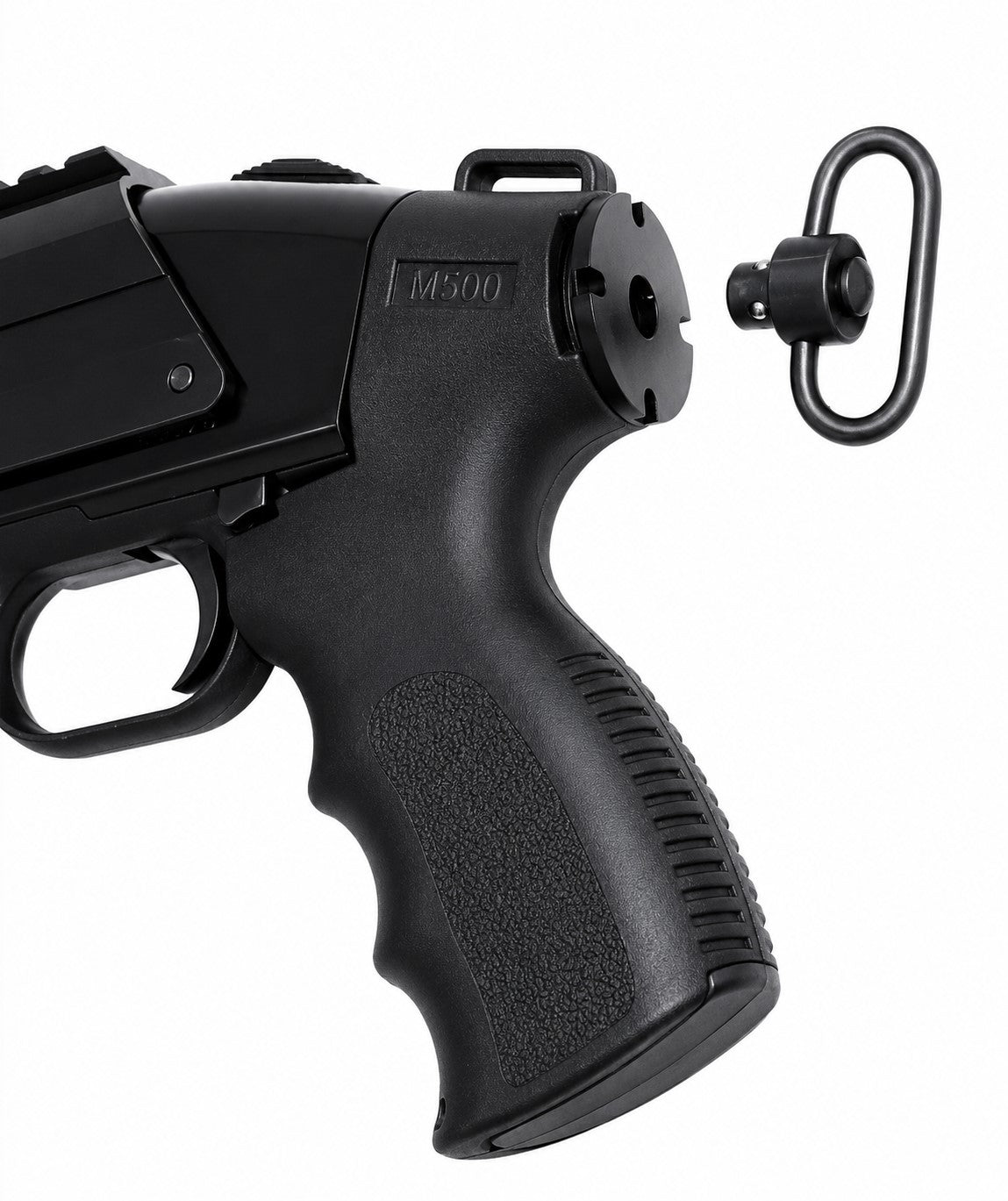 TRINITY Rear Grip with Sling Adapter Compatible with Mossberg 590 Maverick 88 12 Gauge Polymer Pistol Grip Black