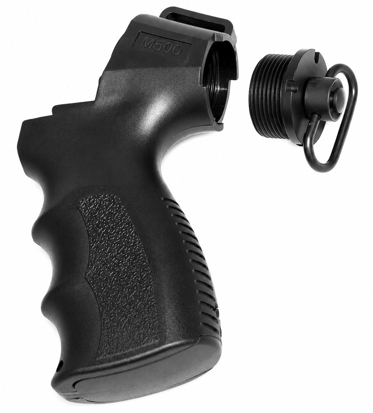 TRINITY Rear Grip with Sling Adapter Compatible with Mossberg 590 Maverick 88 12 Gauge Polymer Pistol Grip Black