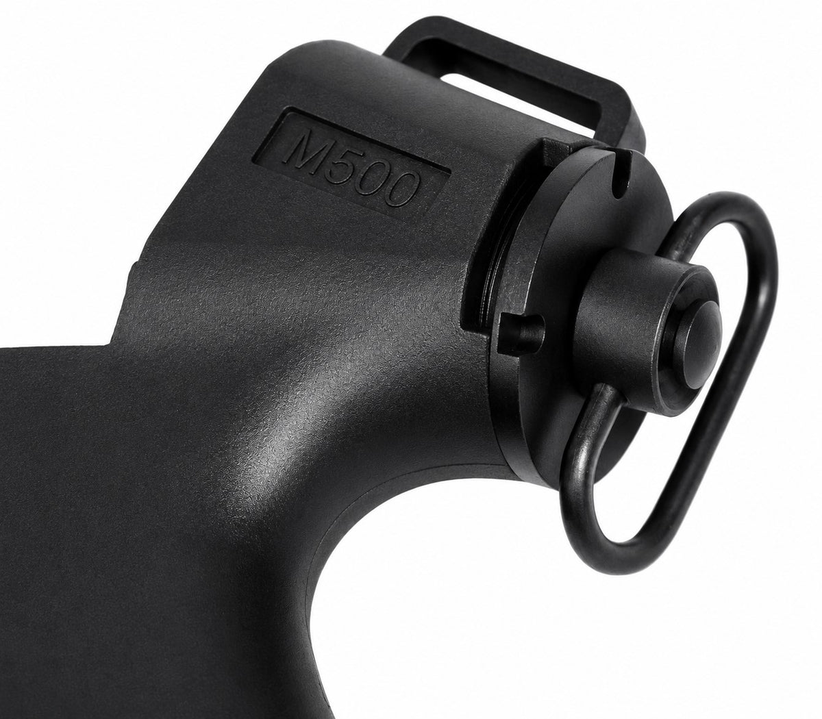 Rear Grip with Sling Adapter for Mossberg 590 12-Gauge.