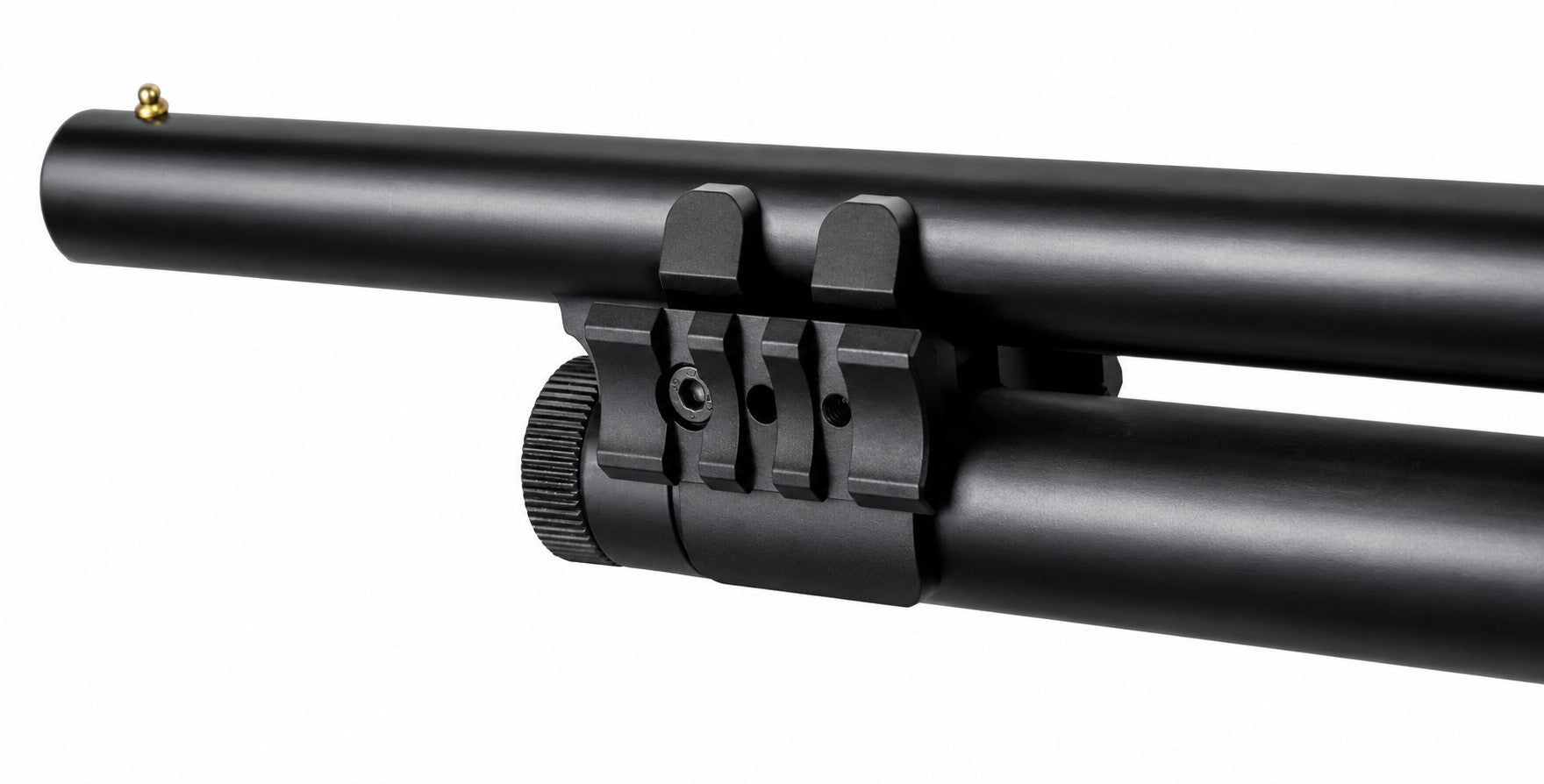 TRINITY Aluminum Barrel & Magazine Tube Mount with Dual Side Picatinny Rails Compatible with Mossberg 500 FLEX 12 Gauge