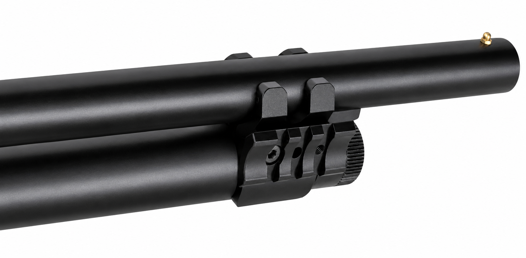 TRINITY Aluminum Barrel & Magazine Tube Mount with Dual Side Picatinny Rails Compatible with Mossberg 500 FLEX 12 Gauge