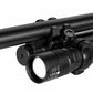TRINITY Aluminum Barrel & Magazine Tube Mount with Dual Side Picatinny Rails Compatible with Mossberg 500 FLEX 12 Gauge