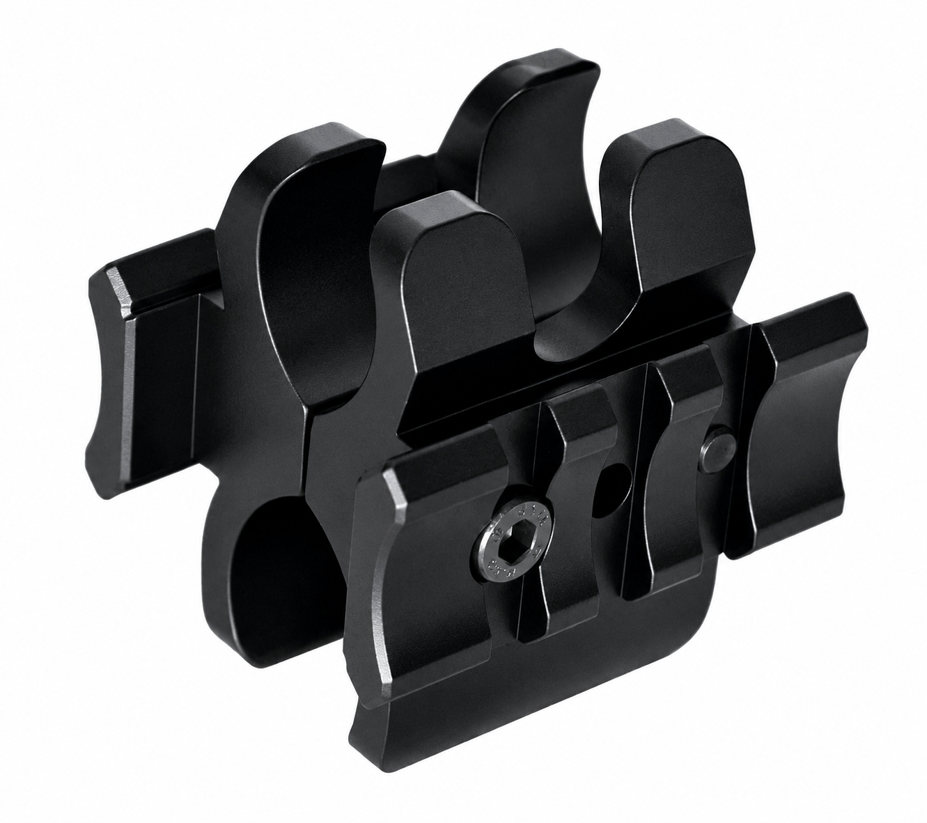 TRINITY Aluminum Barrel & Magazine Tube Mount with Dual Side Picatinny Rails Compatible with Mossberg 500 FLEX 12 Gauge