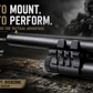 TRINITY Aluminum Barrel & Magazine Tube Mount with Dual Side Picatinny Rails Compatible with Mossberg 500 FLEX 12 Gauge