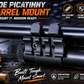 TRINITY Aluminum Barrel & Magazine Tube Mount with Dual Side Picatinny Rails Compatible with Mossberg 500 FLEX 12 Gauge