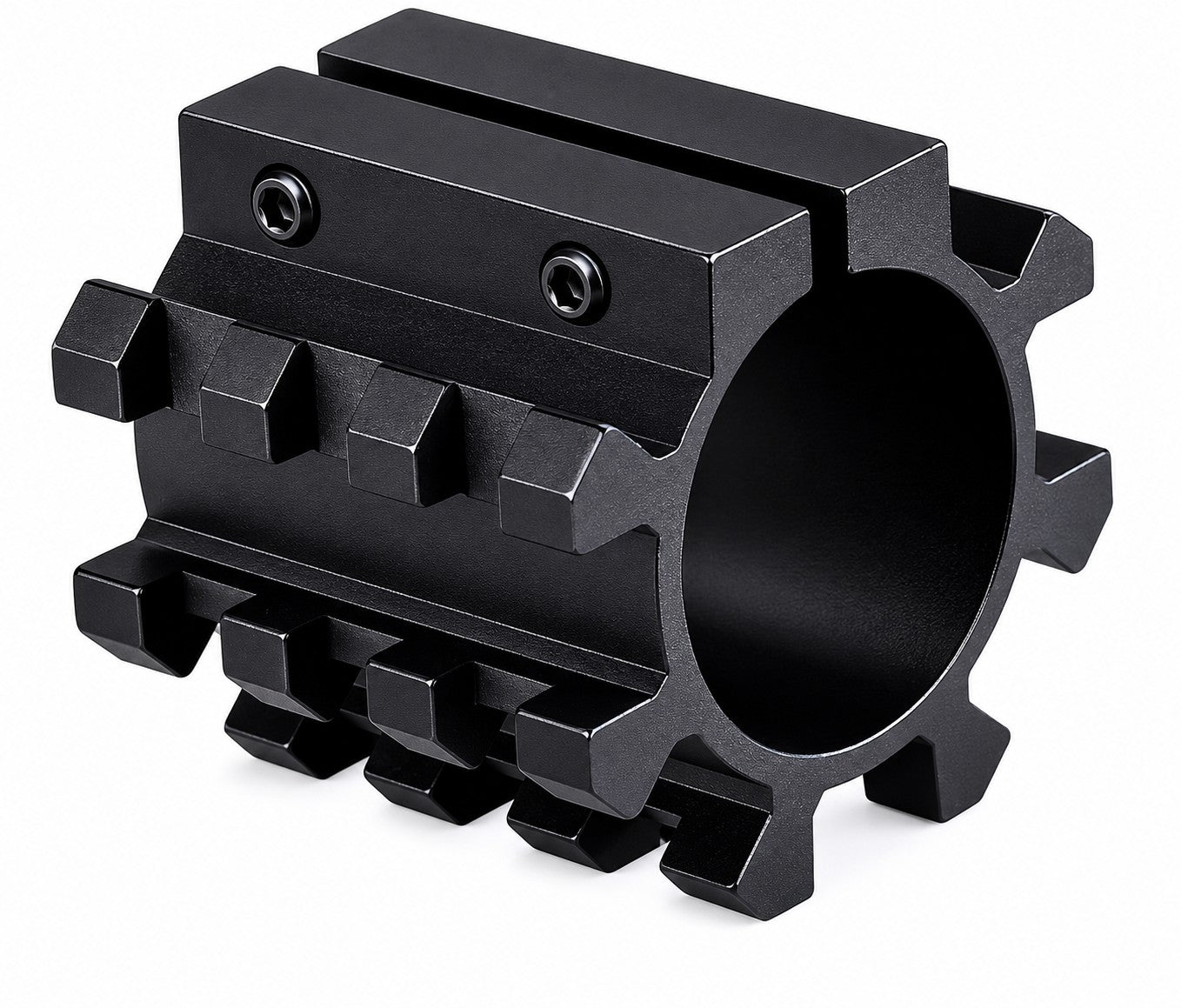Tactical Picatinny Rail Mount Adapter for Magazine Tubes – Compatible with Mossberg 500 12 Gauge