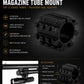 Tactical Picatinny Rail Mount Adapter for Magazine Tubes – Compatible with Mossberg 500 12 Gauge