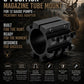 Tactical Picatinny Rail Mount Adapter for Magazine Tubes – Compatible with Mossberg 500 12 Gauge