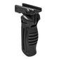 TRINITY Folding Vertical Foregrip for Picatinny Rails – 4 Position Lockable Tactical Grip Black