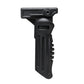 TRINITY Folding Vertical Foregrip for Picatinny Rails – 4 Position Lockable Tactical Grip Black
