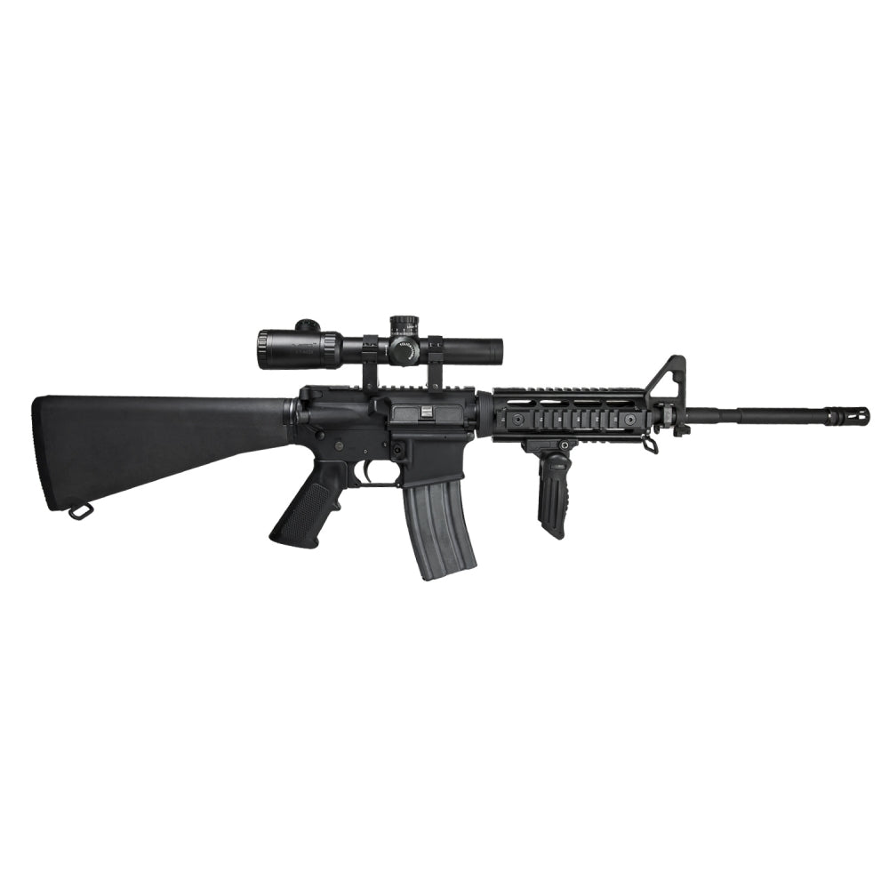 TRINITY Folding Vertical Foregrip for Picatinny Rails – 4 Position Lockable Tactical Grip Black