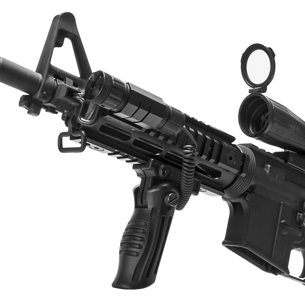 TRINITY Folding Vertical Foregrip for Picatinny Rails – 4 Position Lockable Tactical Grip Black