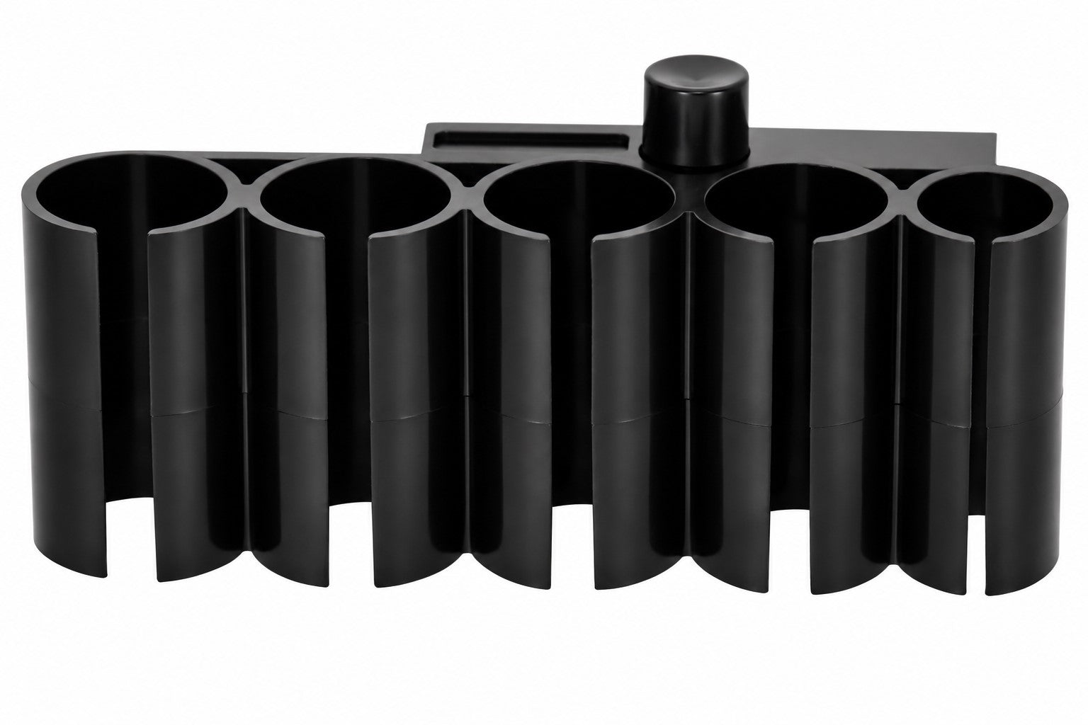 12 Gauge Polymer Shell Holder Picatinny Rail Mount – 5 Round 2 3/4” & 3” Compatible Black