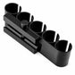12 Gauge Polymer Shell Holder Picatinny Rail Mount – 5 Round 2 3/4” & 3” Compatible Black