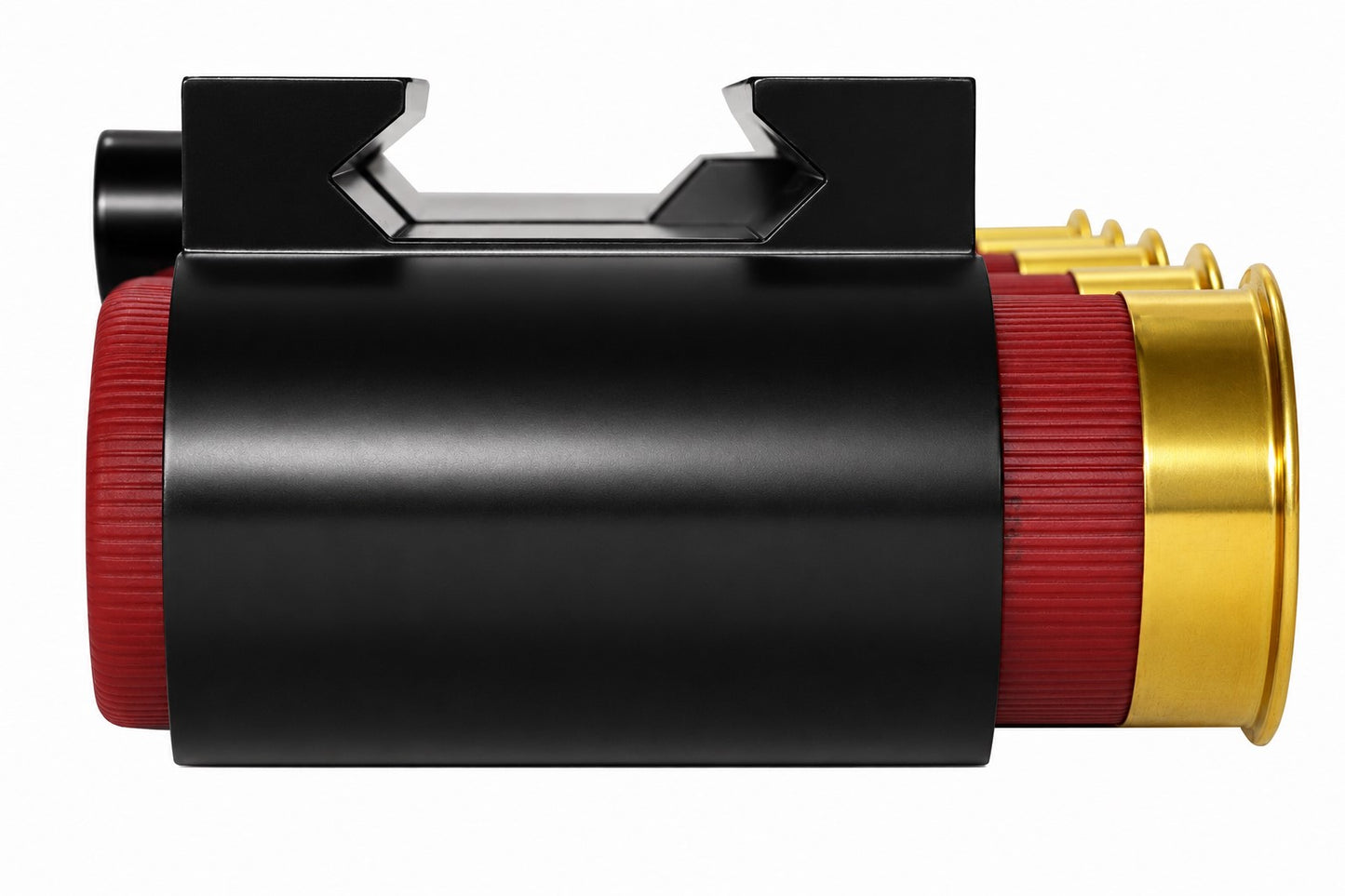 12 Gauge Polymer Shell Holder Picatinny Rail Mount – 5 Round 2 3/4” & 3” Compatible Black