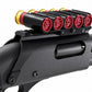 12 Gauge Polymer Shell Holder Picatinny Rail Mount – 5 Round 2 3/4” & 3” Compatible Black