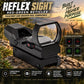 TRINITY Kel-Tec CMR-30 Reflex Sight Red Green 4 Reticles M1913 Mount Black Optic