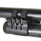 Rock island all generations 12 gauge pump aluminum mount with 2 side picatinny rails. - TRINITY SUPPLY INC