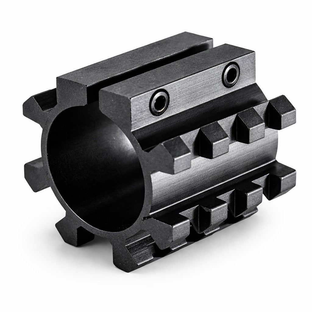 Tactical Picatinny Rail Mount Adapter for Magazine Tubes – Compatible with Mossberg 500 12 Gauge