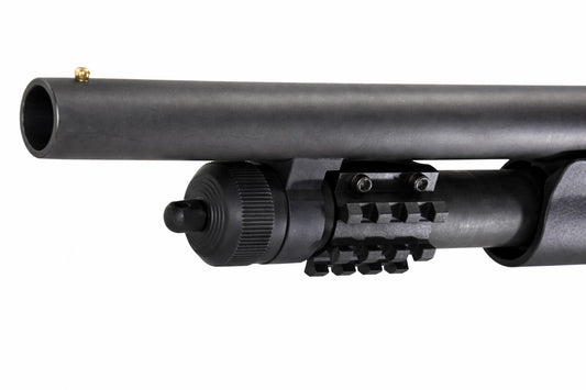 Tactical Picatinny Rail Mount Adapter for Magazine Tubes – Compatible with Mossberg 500 12 Gauge