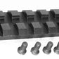 Ruger model 10/22 rifle picatinny base mount adapter aluminum black. - TRINITY SUPPLY INC