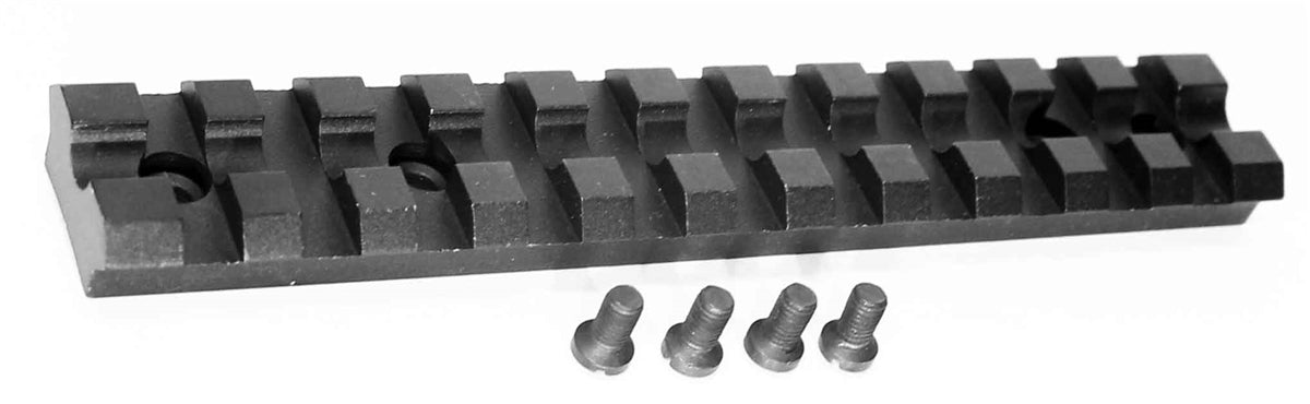Ruger model 10/22 rifle picatinny base mount adapter aluminum black. - TRINITY SUPPLY INC