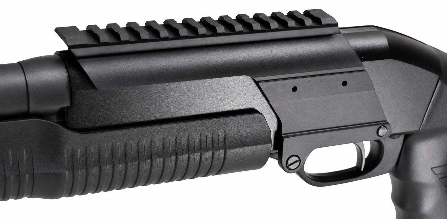 TRINITY Saddle Mount Picatinny Rail Compatible With Savage Stevens 320 12 Gauge Pump Shotgun Aluminum Optics Mount
