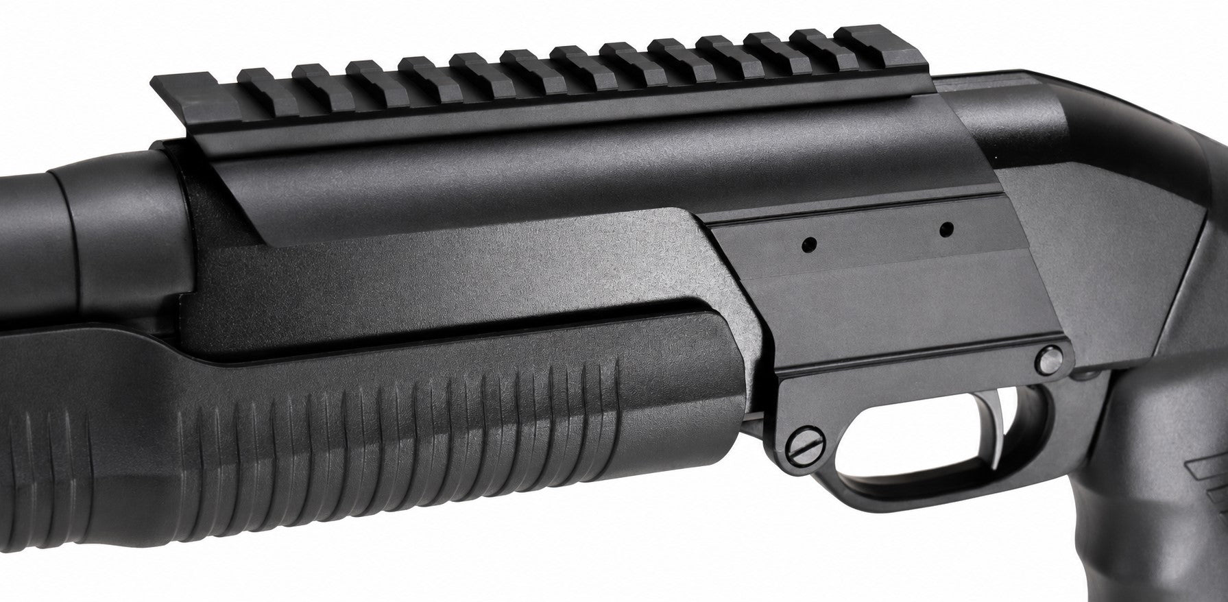 TRINITY Saddle Mount Picatinny Rail Compatible With Savage Stevens 320 12 Gauge Pump Shotgun Aluminum Optics Mount