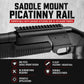 TRINITY Saddle Mount Picatinny Rail Compatible With Savage Stevens 320 12 Gauge Pump Shotgun Aluminum Optics Mount